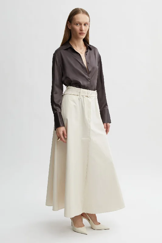 Vere Silk Shirt Cozy Linen Short Shirt