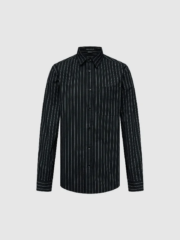 Vertical Stripe Shirts Fashionable Plaid Short Sleeve