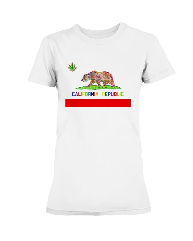 California Love - Missy T-Shirt Satin Blend Silk Blend Wool Blend