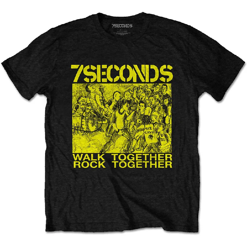 7 Seconds | Official Band T-Shirt | WTRT (Back Print) Houndstooth Herringbone Solid