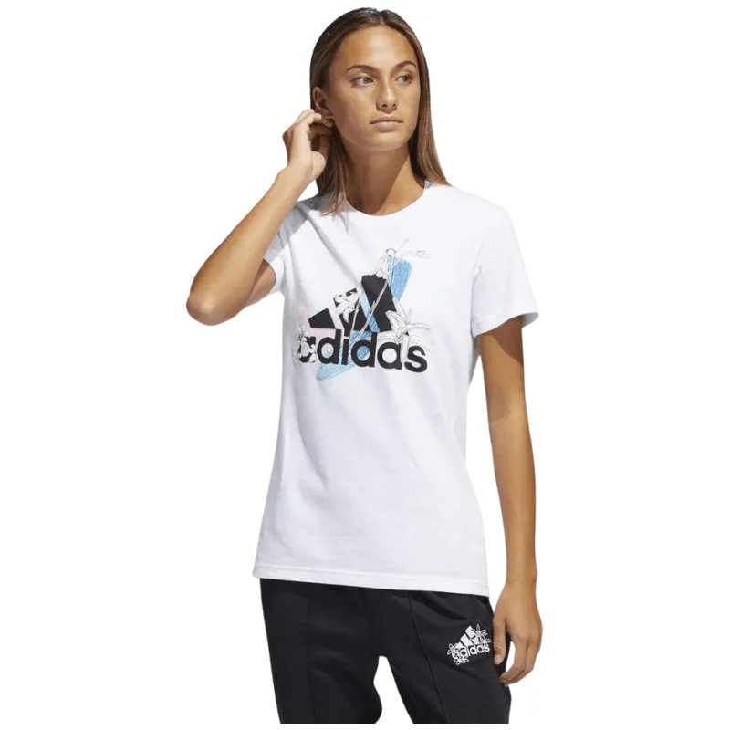 Adidas Nini GFX Women's Tee Collared Crew Neck Turtle Neck