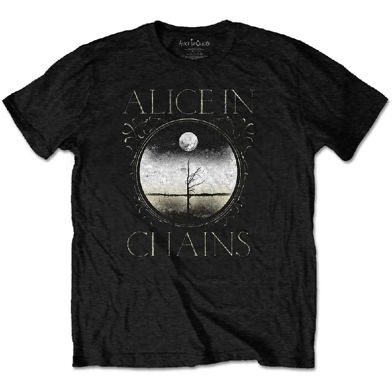 Alice In Chains | Official Band T-Shirt | Moon Tree (Back Print) Anti-Shrink Durable Soft