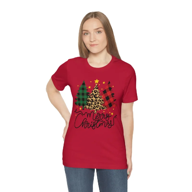 Christmas Tree Tshirt | Gifts for Her | BFF Gift | Women's T-shirt | Women Tshirt | Women Shirt | Unisex Jersey Short Sleeve Tee Casual Formal Business