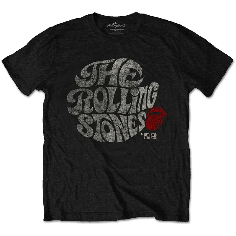 The Rolling Stones Unisex Eco-T-Shirt: Swirl Logo '82 Fashionable Trendy Casual