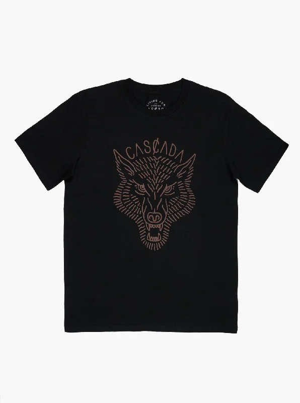 Cotton Unisex T-Shirt - Wolfhead Thin T-Shirt Open Front Quick Dry