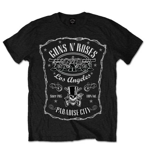 Guns N' Roses | Official Band T-Shirt | Paradise City Label Anti-Pilling Machine Wash Handmade