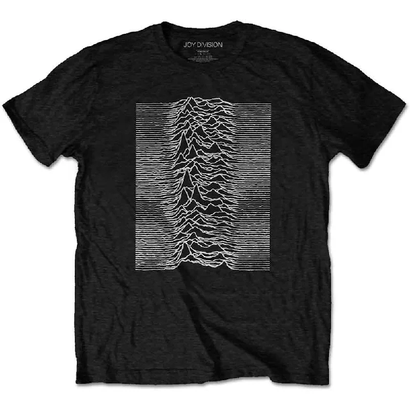 Joy Division | Official Band T-Shirt | Unknown Pleasures (Back Print) Chenille Fabric Brocade Fabric Lace Fabric