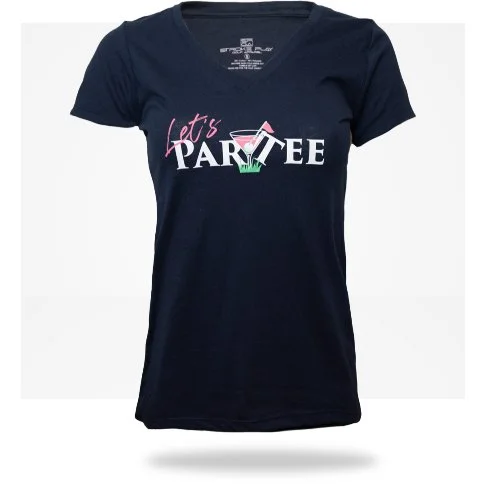 Let's Par-Tee Women's T-Shirt Anti-Shrink Durable Soft