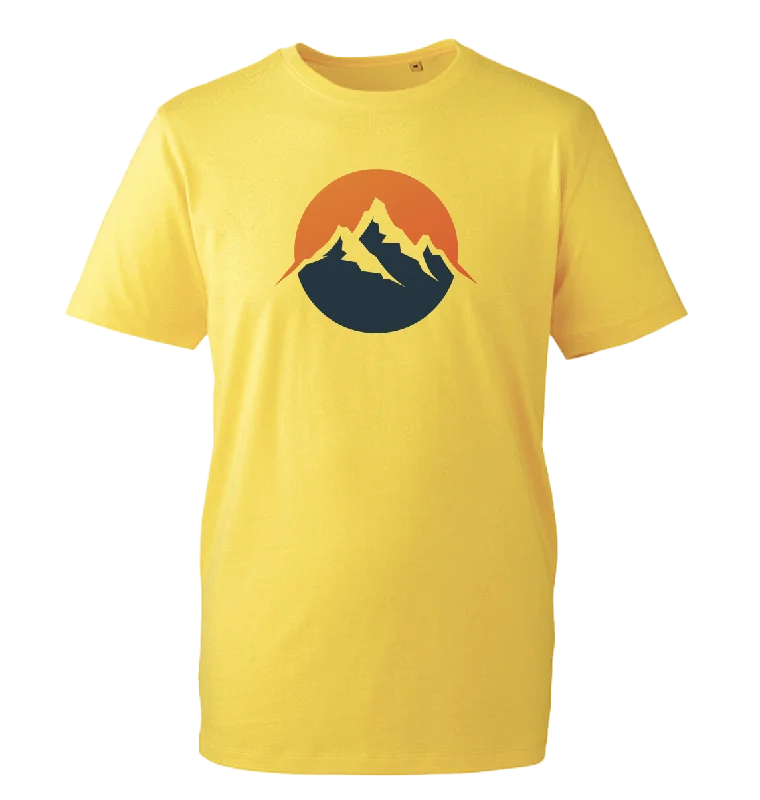 Mountain Sunset T-Shirt Chenille Brocade Lace