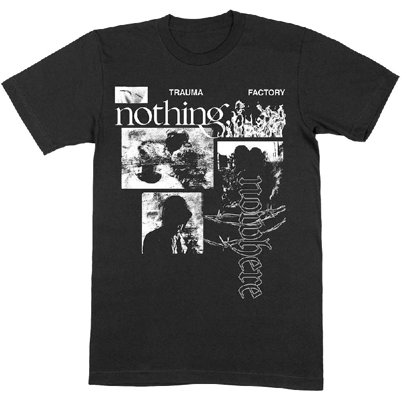 Nothing,Nowhere | Official Band T-Shirt | Trauma Factor V.1 Jersey Fabric Tulle Fabric Batik Fabric