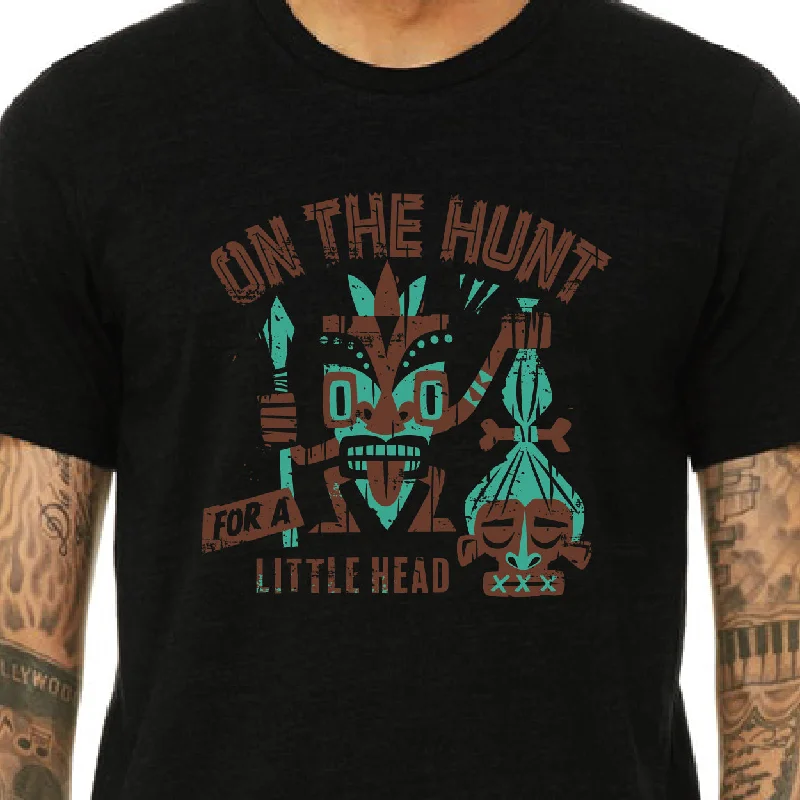 On The Hunt Unisex Tee Hooded Caped Shawl Collar