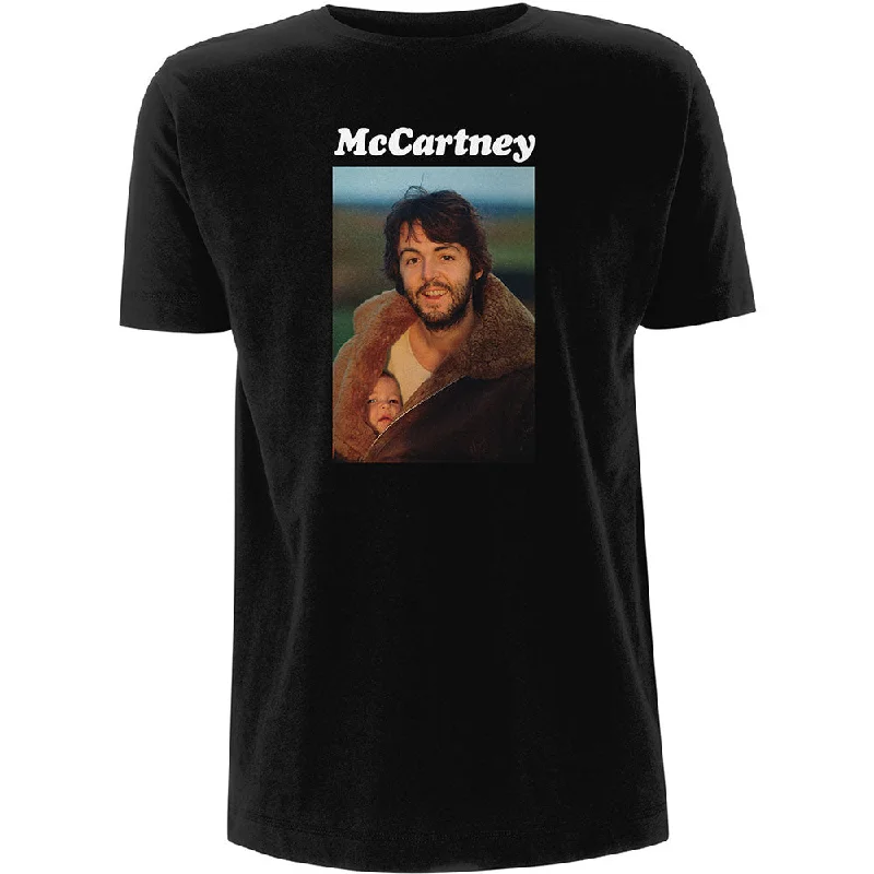 Paul McCartney | Official Band T-Shirt | McCartney Photo Chenille Blend Fleece Blend Nylon Blend