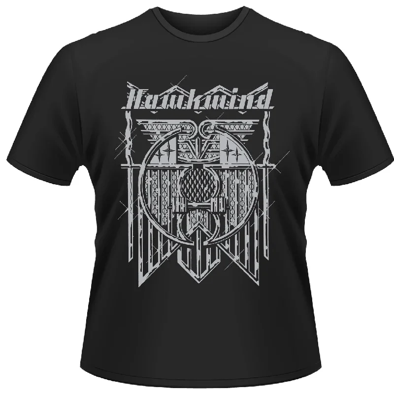 Hawkwind Unisex T-shirt: Doremi (Silver) (back print) Faux Fur Fabric Real Fur Fabric Shearling Fabric