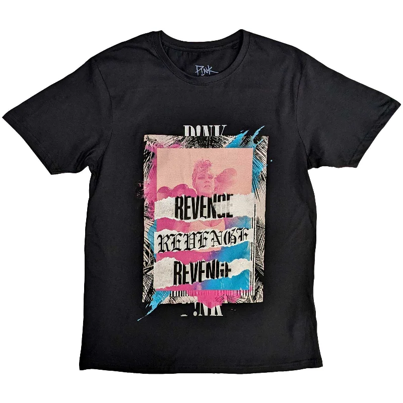 Pink Unisex| Official Band T-Shirt | Revenge Layered Multi-layer Single Layer