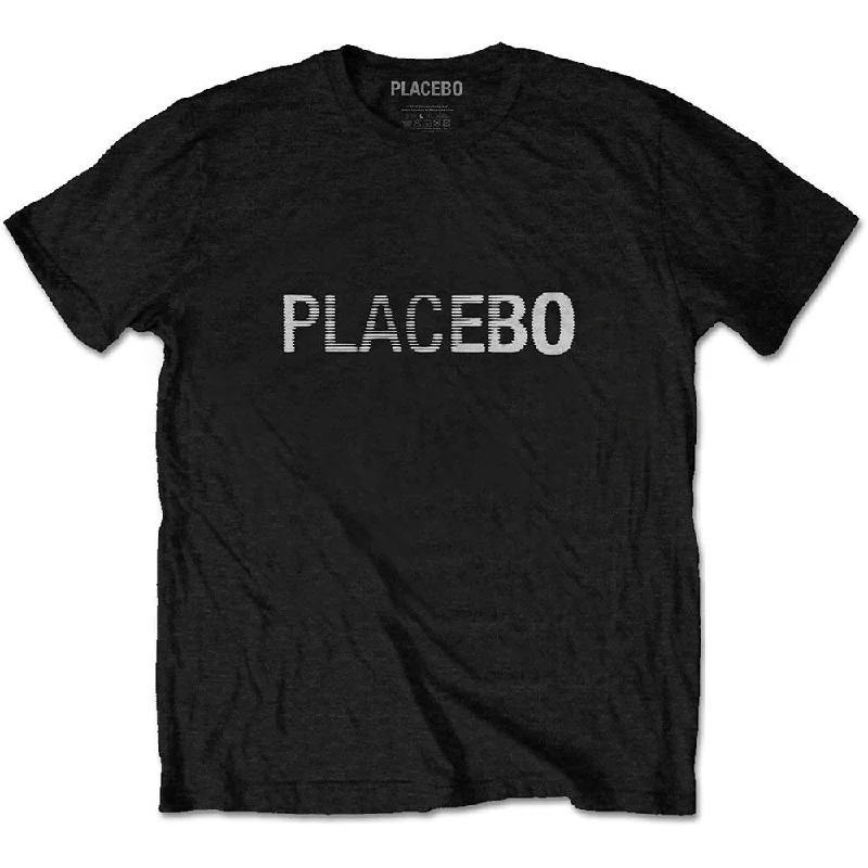 Placebo | Official Band T-Shirt | Logo Front Pockets Side Pockets Patch Pockets