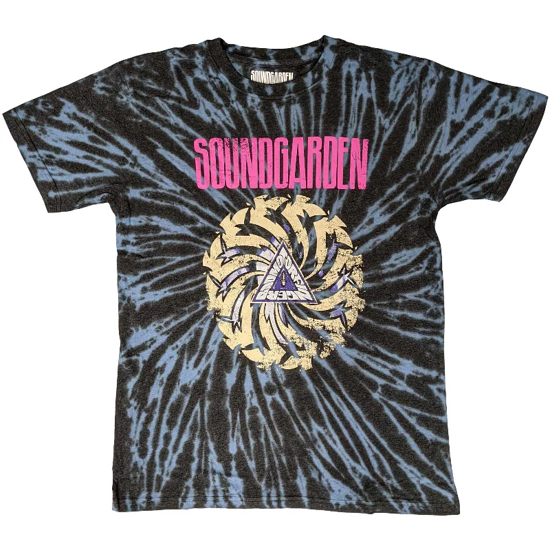 Soundgarden | Official Band T-shirt | Badmotorfinger (Wash Collection) Wool Fabric Cashmere Fabric Tweed Fabric