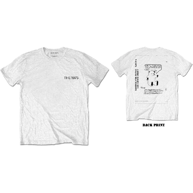 The 1975 | Official Band T-Shirt | ABIIOR Teddy (Back Print) Basic T-Shirt Crew Neck Short Sleeve