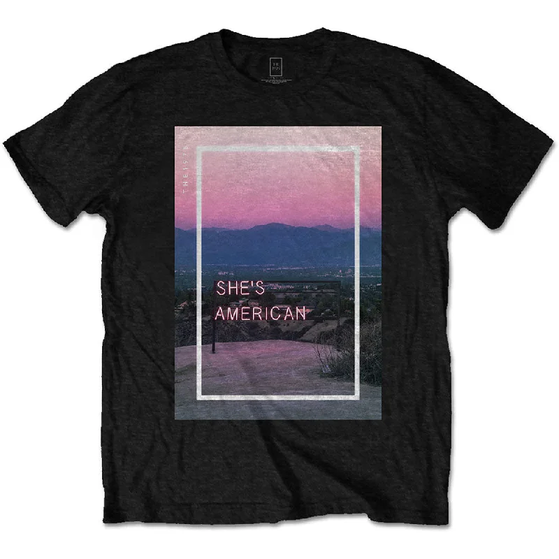 The 1975 | Official Band T-Shirt | She's American Cotton Fabric Linen Fabric Terry Fabric