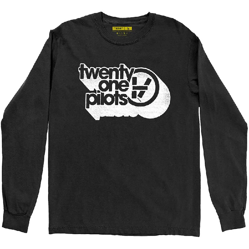 Twenty One Pilots Unisex Long Sleeved T-Shirt: Vessel Vintage Chenille Blend Fleece Blend Nylon Blend