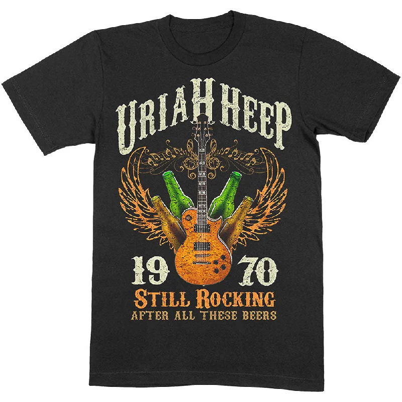 Uriah Heep | Official Band T-Shirt | Still Rocking Handmade Hand-knitted Hand-woven