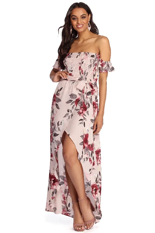 Floral To The Maxi Dress Classic A-Line Maxi Dress