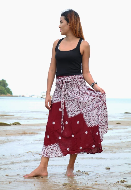 Maxi Dresses Women Long Skirt Mandala Boho Beach Gypsy Bohemian Festival Comfortable Fit-and-Flare Maxi Dress