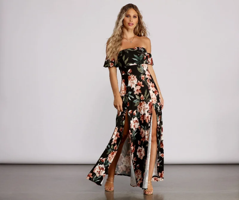 Stuck on Floral Maxi Dress Chic Summer Maxi Dress