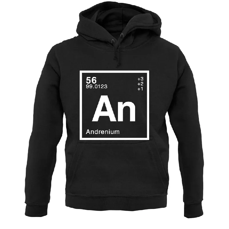 Andre - Periodic Element Unisex Hoodie Hoodie with Front Slit Layering Stylish