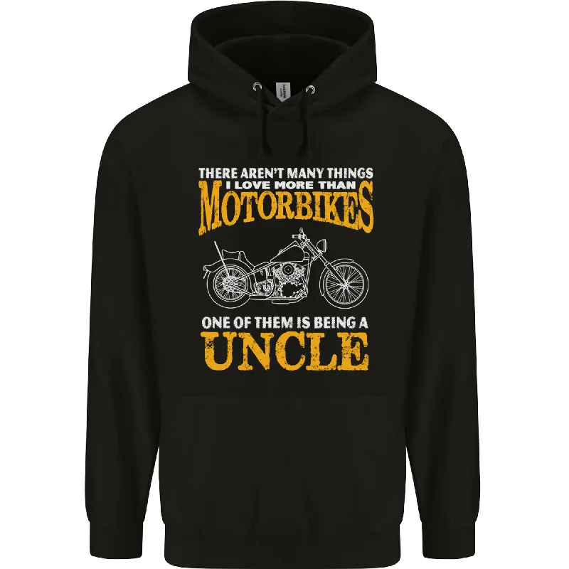 Being An Uncle Biker Motorcycle Motorbike Mens 80% Cotton Hoodie Hoodie with Logo Branding Identity