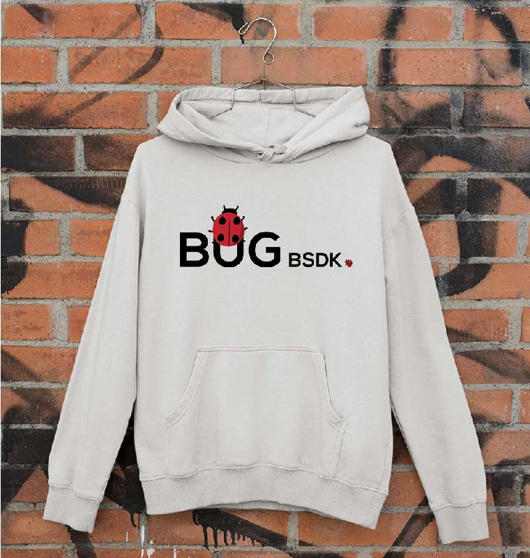 Bug Bsdk Unisex Hoodie for Men/Women Hoodie with Contrast Stitching Detailed Premium