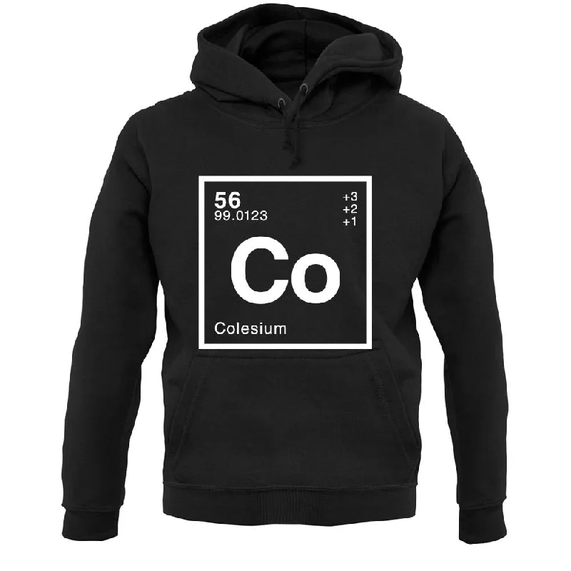 Coles - Periodic Element Unisex Hoodie Hoodie with Lace Feminine Delicate