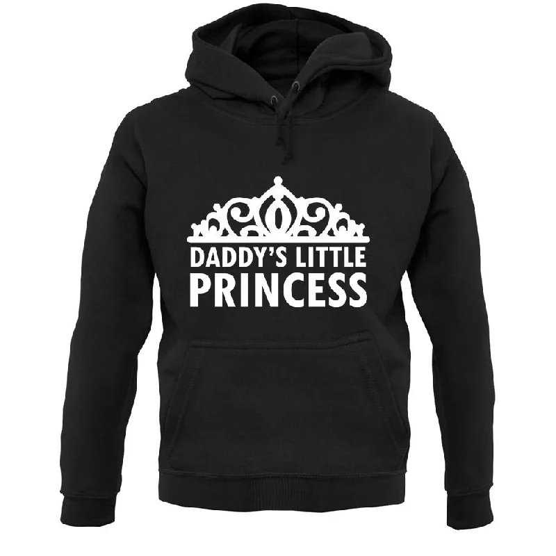 Daddy's Little Princess Unisex Hoodie Hoodie with Elastic Cuffs Stretchable Comfortable