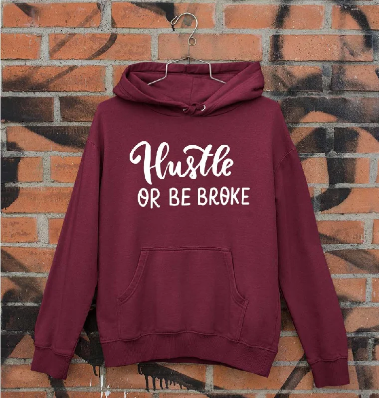 Hustle Unisex Hoodie for Men/Women Hoodie with Hem Frayed Vintage Worn