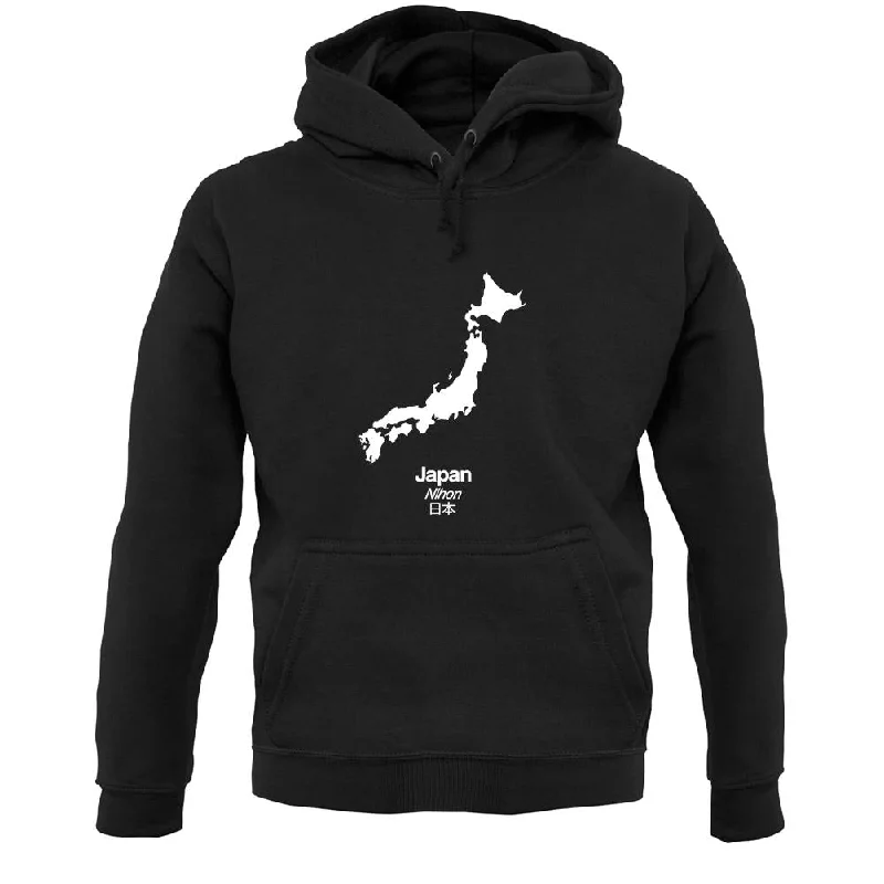 Japan Silhouette Unisex Hoodie Oversized Hoodie Comfort Casual