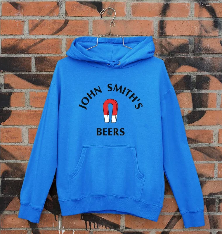 John Smith's Beers Unisex Hoodie for Men/Women Zip Hoodie Drawstring Kangaroo Pocket