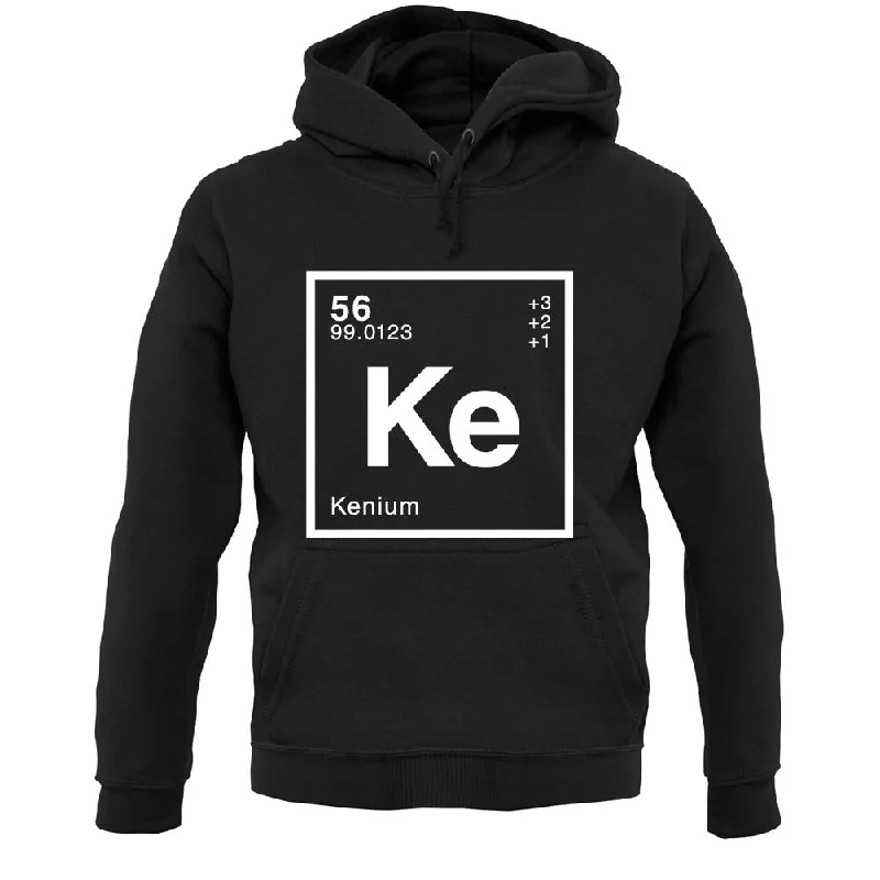 Ken - Periodic Element Unisex Hoodie Hoodie with Rolled Sleeves Casual Relaxed