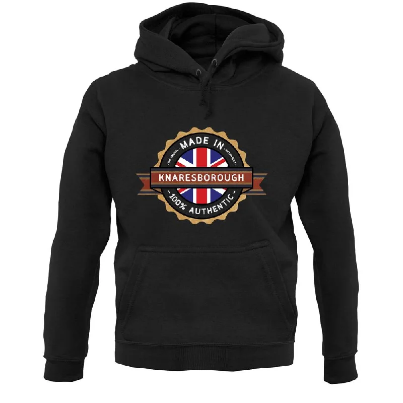 Made In Knaresborough 100% Authentic Unisex Hoodie Hoodie with Fur Luxurious Winter