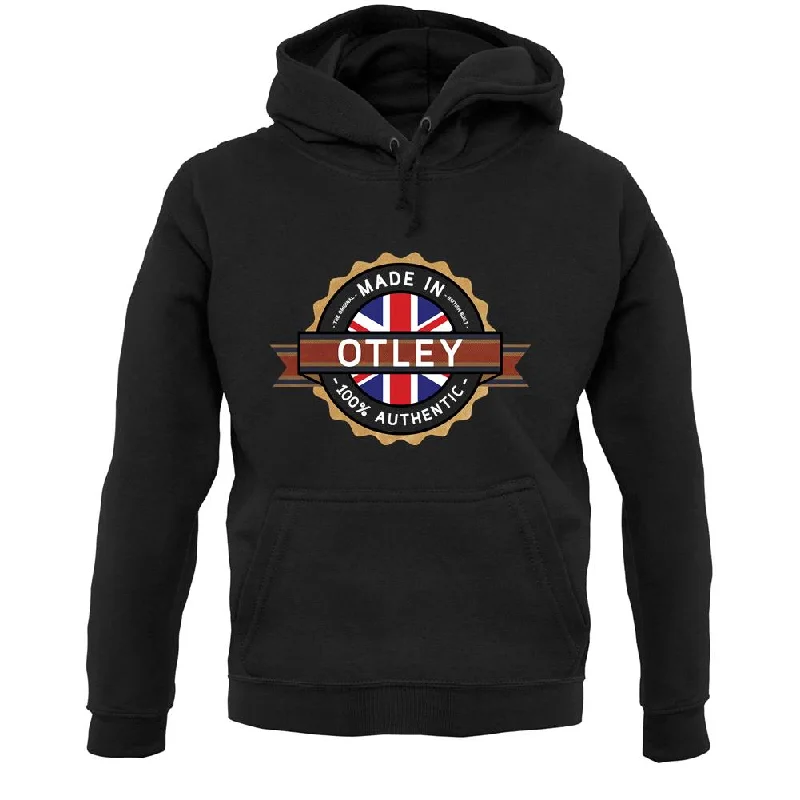 Made In Otley 100% Authentic Unisex Hoodie Hoodie with Hem Detail Decorative Unique