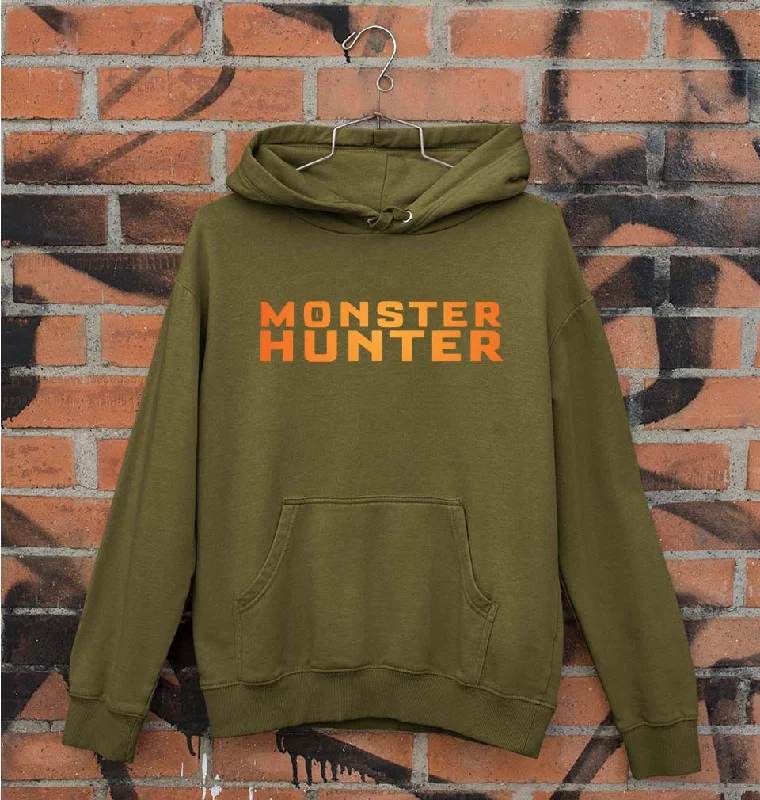 Monster Hunter Unisex Hoodie for Men/Women Hoodie with High Neck Warm Protective