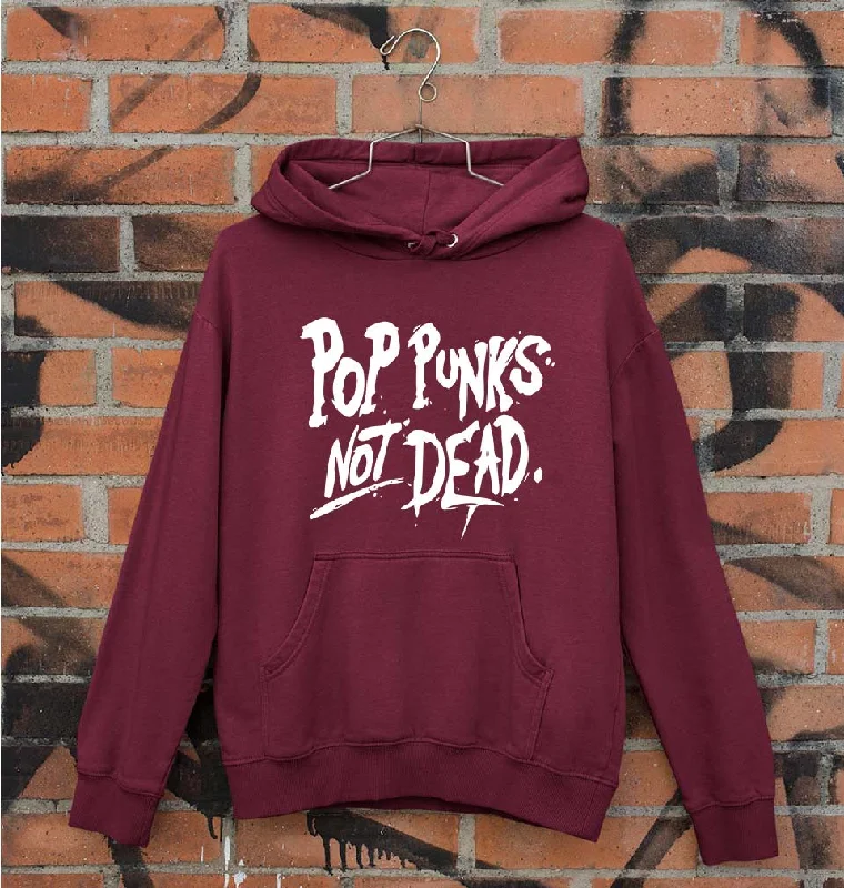 Pop Punks Not Dead Unisex Hoodie for Men/Women Hoodie with Oversized Fit Loose Comfortable