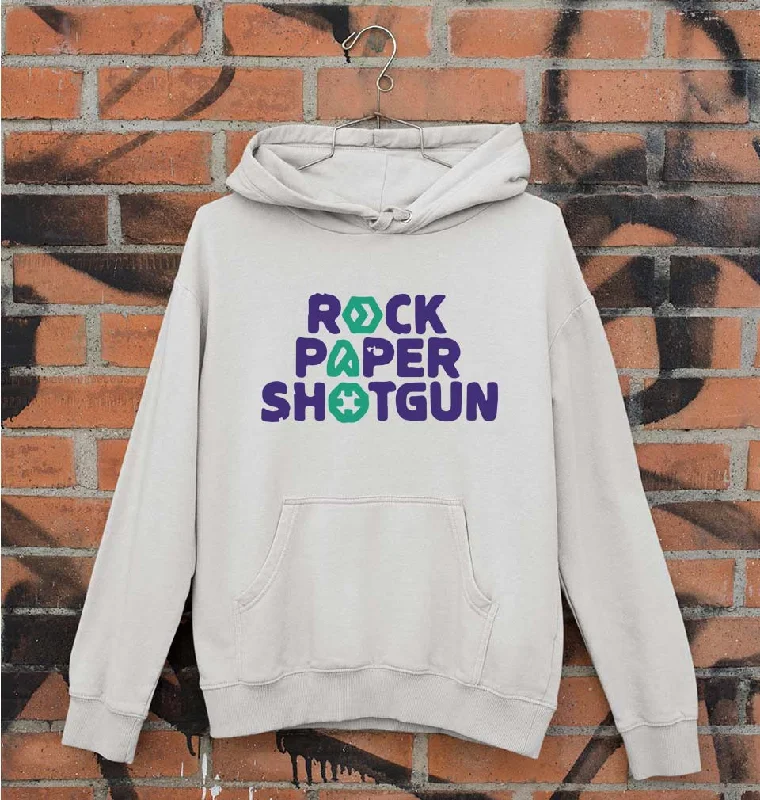 Rock Paper Shotgun Unisex Hoodie for Men/Women Hoodie with Drawstring Waist Adjustable Fitted