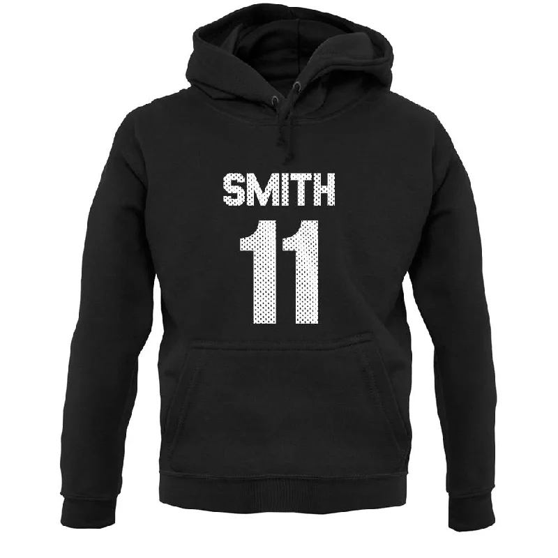 Smith 11 Unisex Hoodie Hoodie with Raglan Sleeves Sporty Comfortable