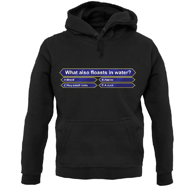 What Also Floats In Water Unisex Hoodie Hoodie with Thumb Holes Functional Cozy