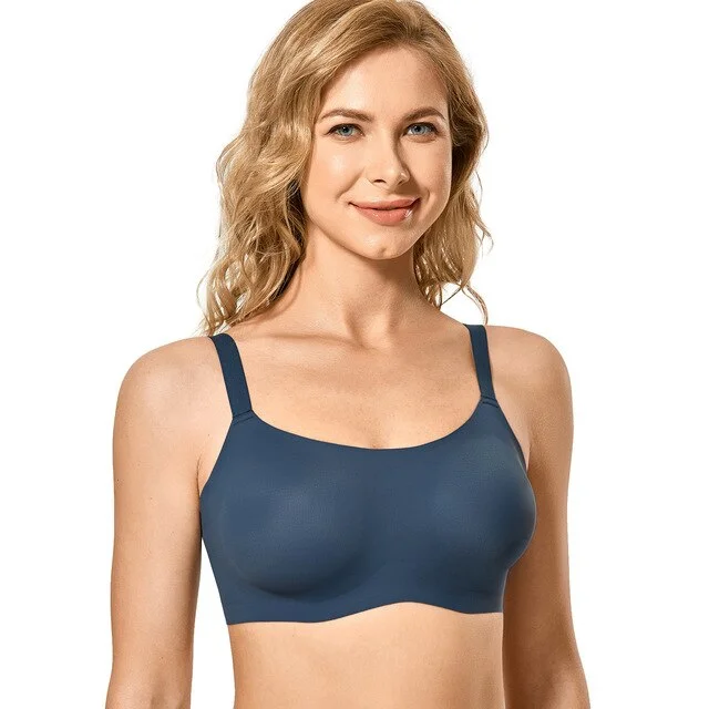 Alessia Zero Feel Foam Padded Seamless Wireless Bra| C - H Cup| Sargasso Seamless Push-Up Bra