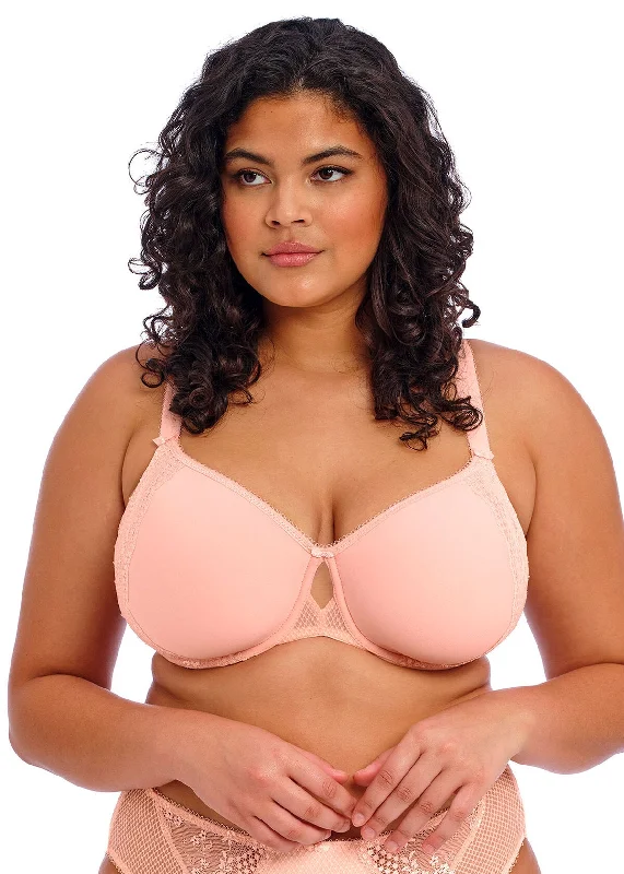 Charley Underwired Spacer Moulded Bra In Ballet Pink - Elomi Lacy Underwire Bra