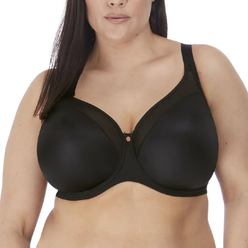 ELOMI EL4301 SMOOTH NON PADDED BRA Sexy Mesh Bralette