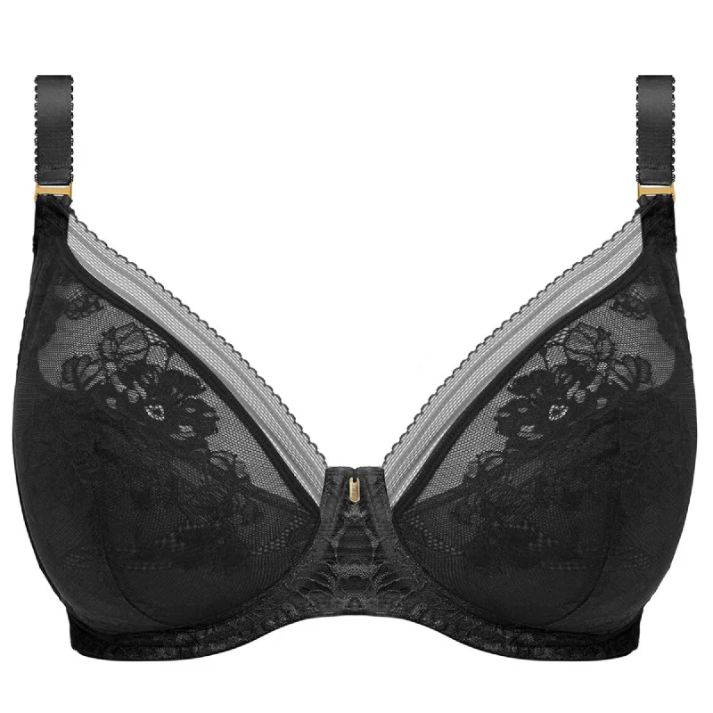 Fantasie Lace Fusion Underwire Side Support Bra - Black Strapless Support Bra