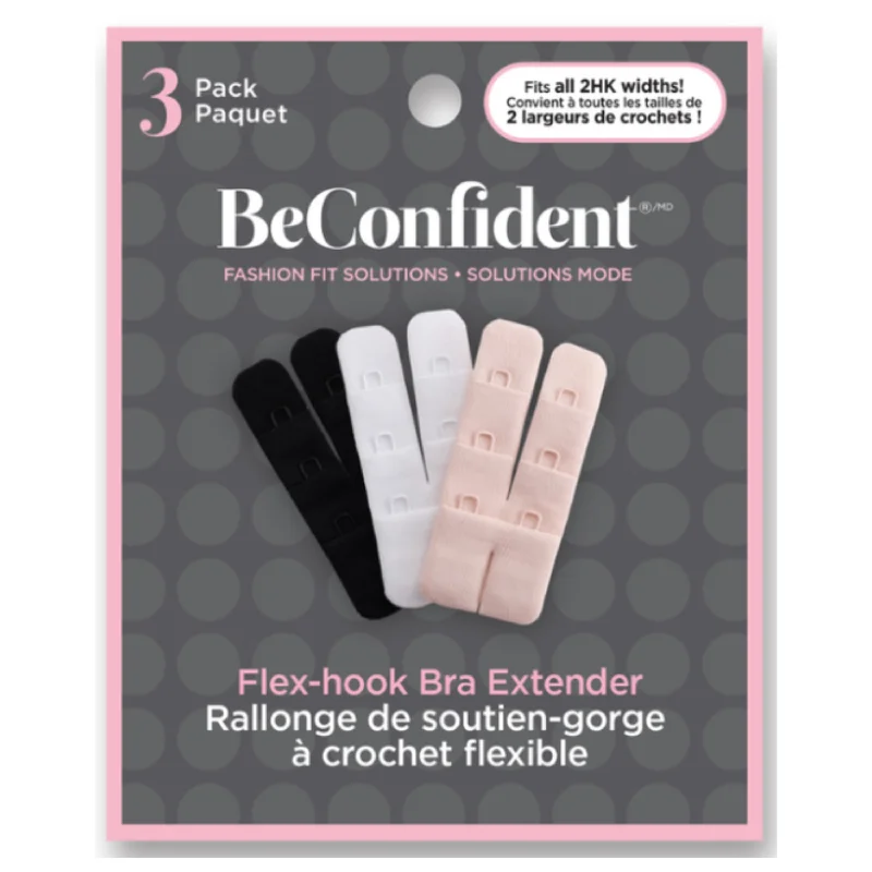 Flex-hook Bra Extender Microfiber - BeConfident Wireless Push-Up Bra