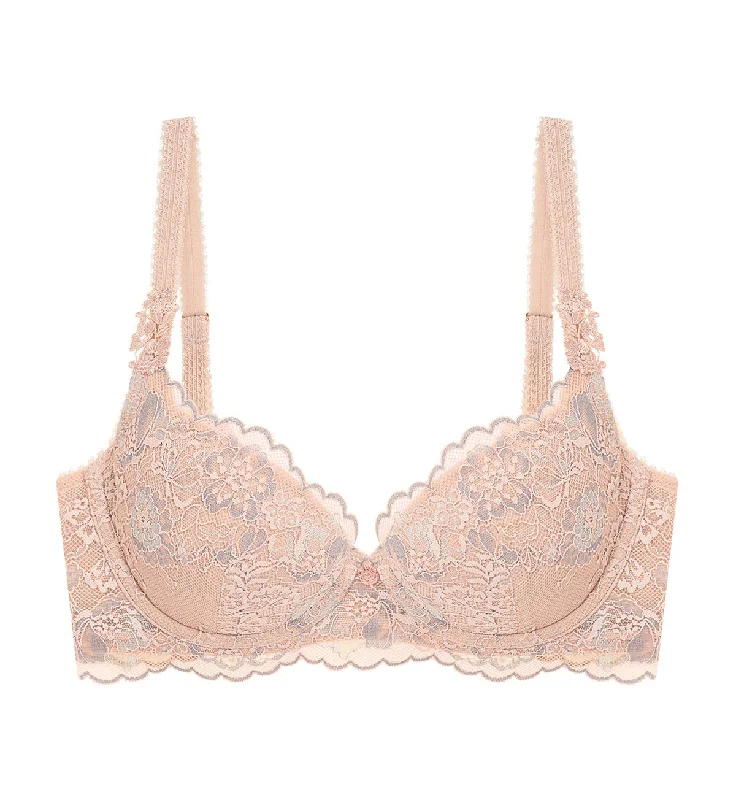 Florale Azalea Lace Wired Push Up Bra Push-Up Bra Set