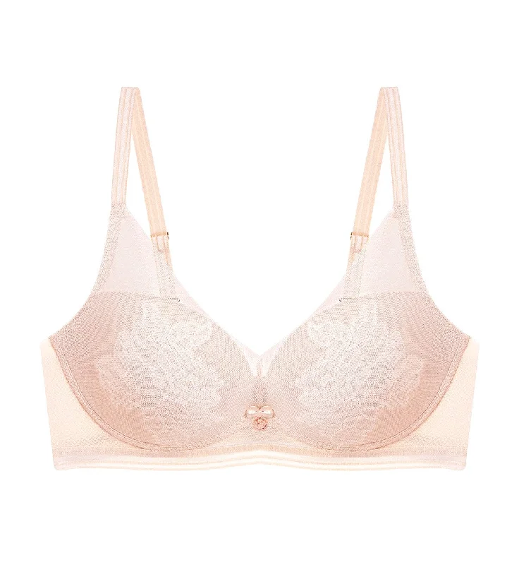 FLORALE PAEONIA NON-WIRED PADDED BRA Stretchy Wireless Bra